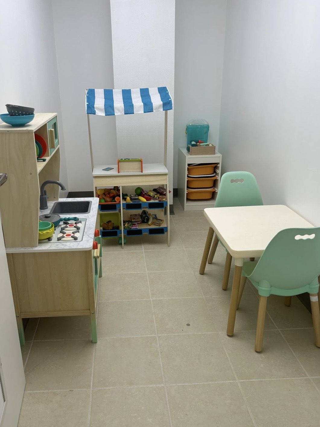 Pretend play area